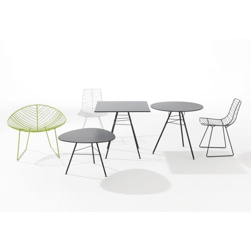 Leaf Garden Triangular Table H74